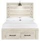 Cambeck  Panel Bed With 2 Storage Drawers