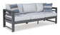 Amora Outdoor Sofa, Loveseat and 2 Lounge Chairs with Coffee Table and End Table