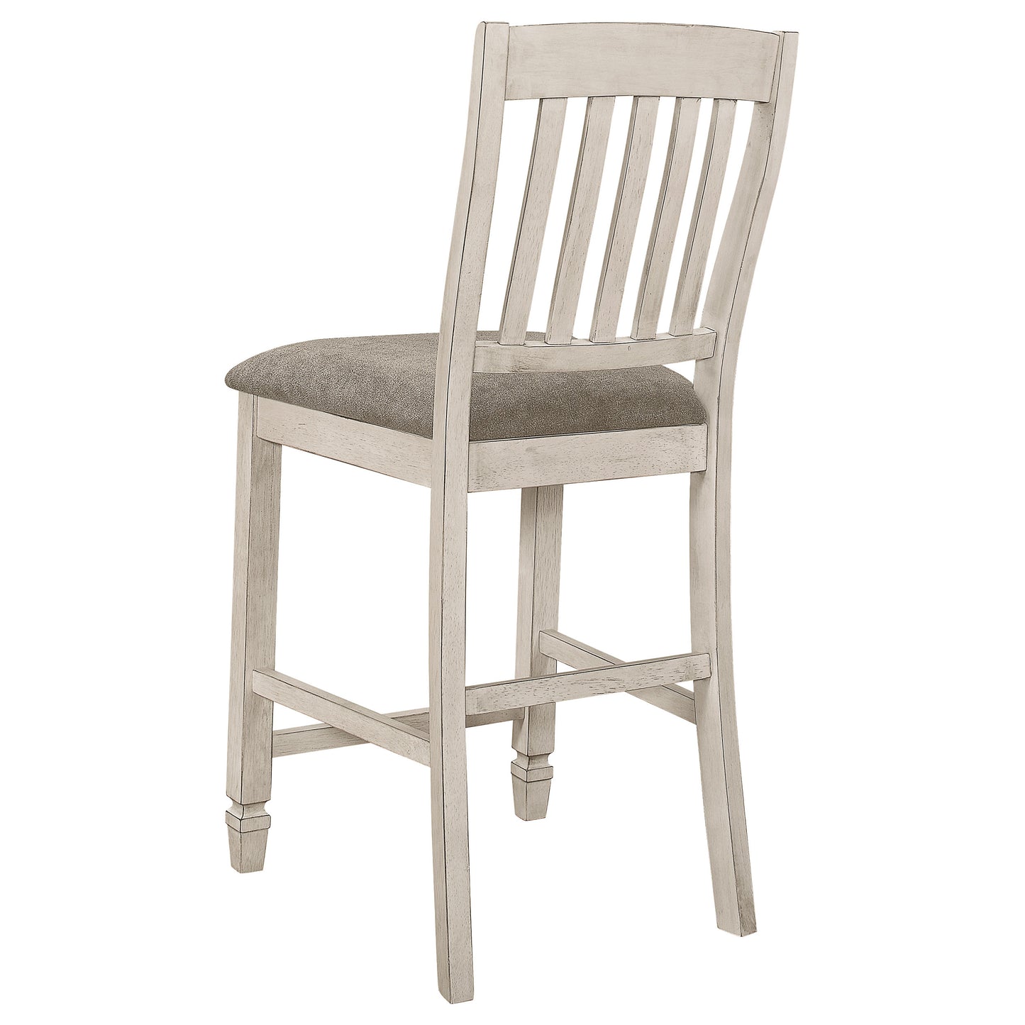 Sarasota Wood Counter Chair Rustic Cream (Set of 2)