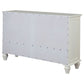 Sandy Beach 11-drawer Dresser Cream White