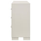 Jessica 6-drawer Dresser Cream White