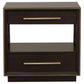 Durango 2-drawer Nightstand Smoked Peppercorn