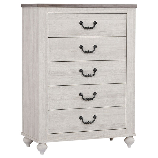 Stillwood 5-drawer Bedroom Chest Vintage Linen