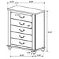 Stillwood 5-drawer Bedroom Chest Vintage Linen