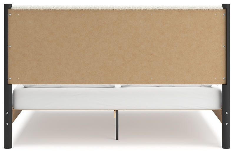 Cadmori  Upholstered Panel Bed