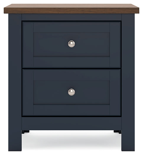 Landocken Two Drawer Night Stand