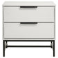 Sonora 2-drawer Nightstand Bedside Table White