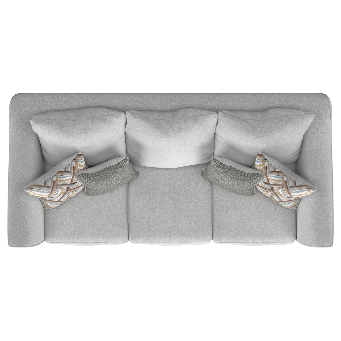 Salizar Upholstered Flared Arm Sofa Sand