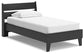 Socalle Twin Panel Platform Bed with Nightstand