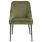 Mayette Upholstered Dining Side Chair Olive (Set of 2)