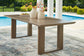 Serene Bay RECT Dining Table w/UMB OPT