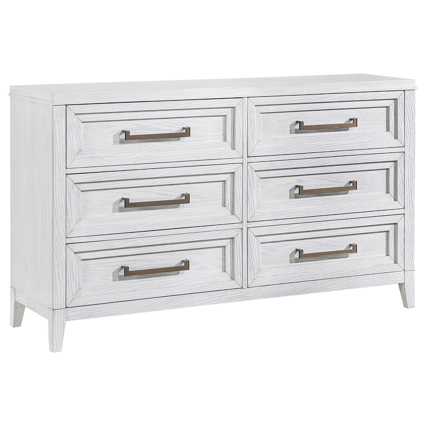 Marielle 5-piece Cal King Bedroom Set Distressed White