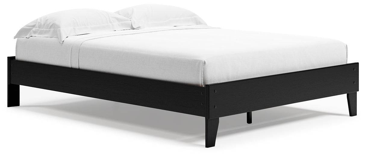 Finch Queen Platform Bed with Dresser, Chest and Nightstand