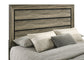 Kauffman Wood Queen Storage Panel Bed Washed Taupe