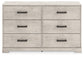 Shawburn Queen Crossbuck Panel Headboard with Dresser