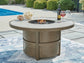 Rainier Ranch Round Fire Pit Table