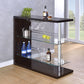 Prescott Rectangular Home Bar Table Cappuccino High Gloss