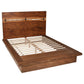 Winslow Wood California King Panel Bed Smokey Walnut