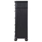 Celina 5-drawer Bedroom Chest Black