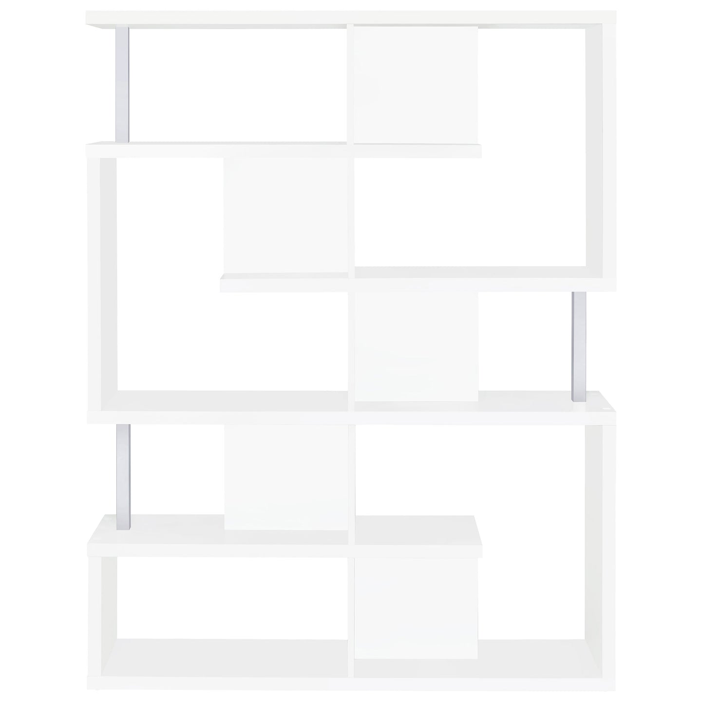 Hoover 63-inch 5-shelf Bookshelf White