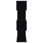 Emelle 63-inch 4-shelf Glass Panel Bookshelf Black